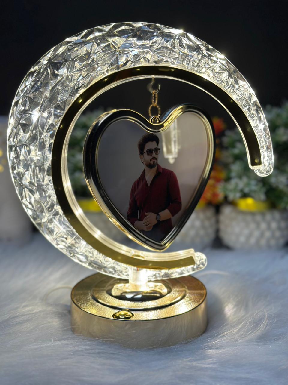 Customize  Crystal MoonLight Lamp