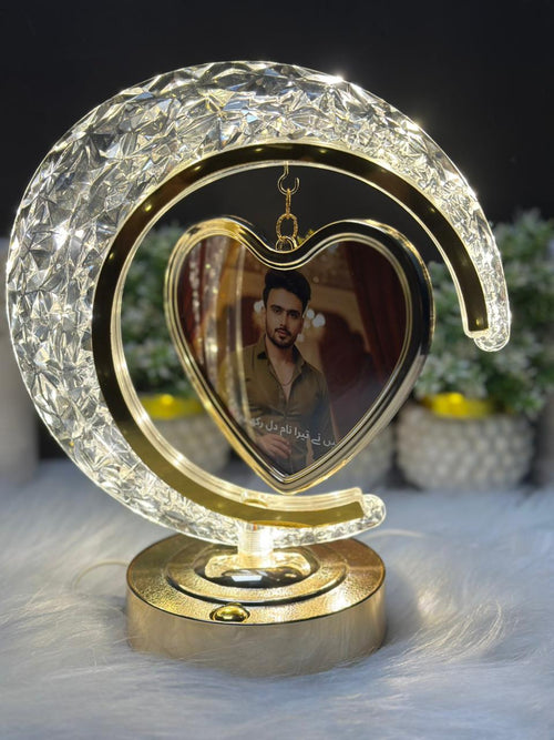 Customize  Crystal MoonLight Lamp