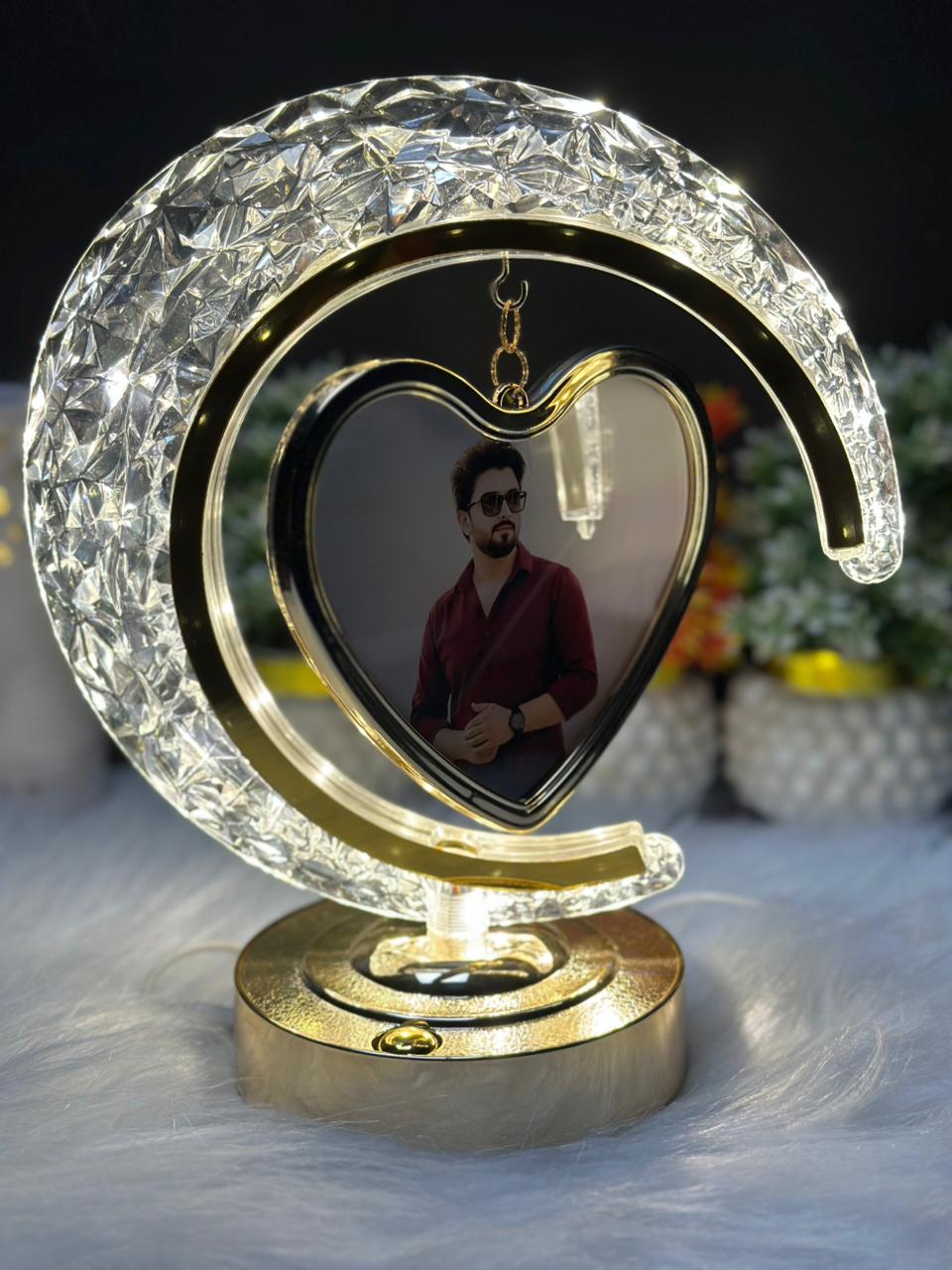 Customize  Crystal MoonLight Lamp