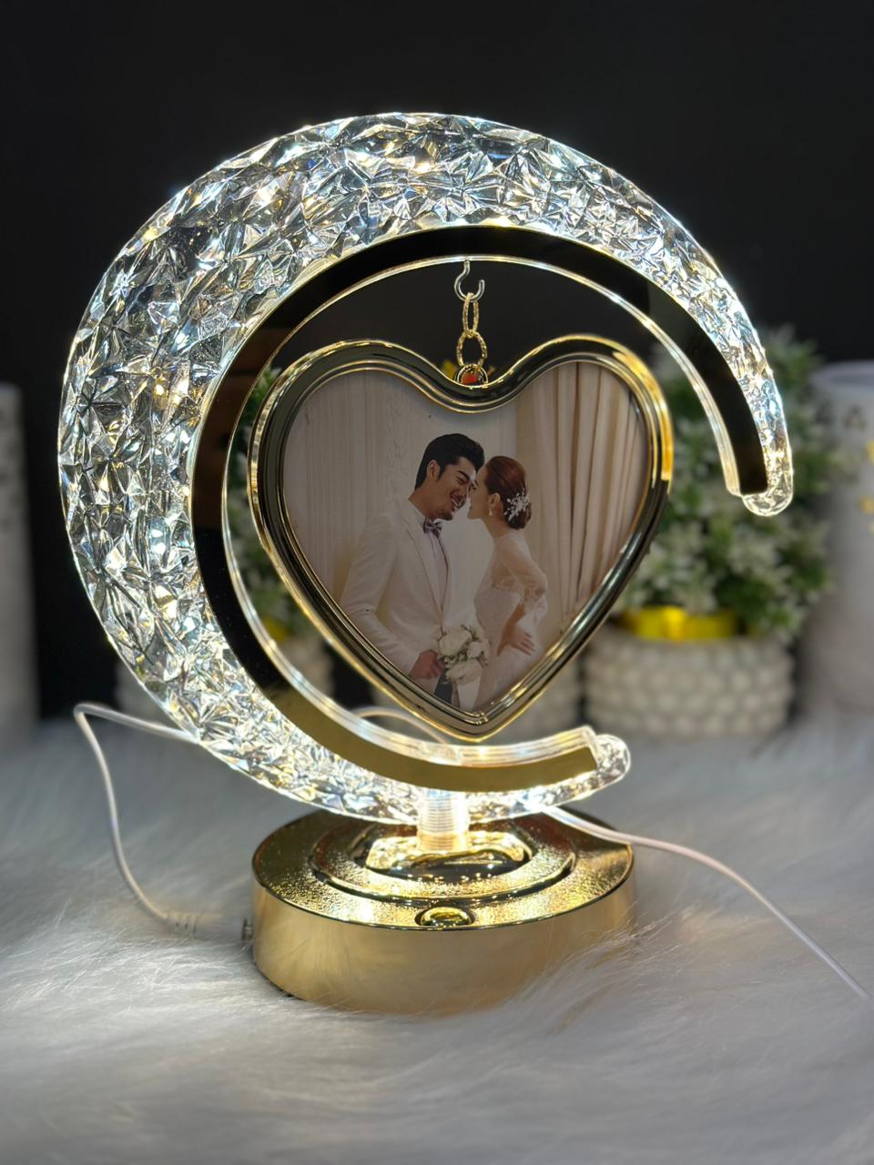 Crystal Moon Lamp | Customize Your Picture