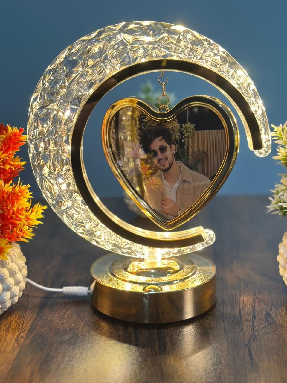 Customized Heart LED Photo Lamp – Personalized Gift for Couples & Loved Ones