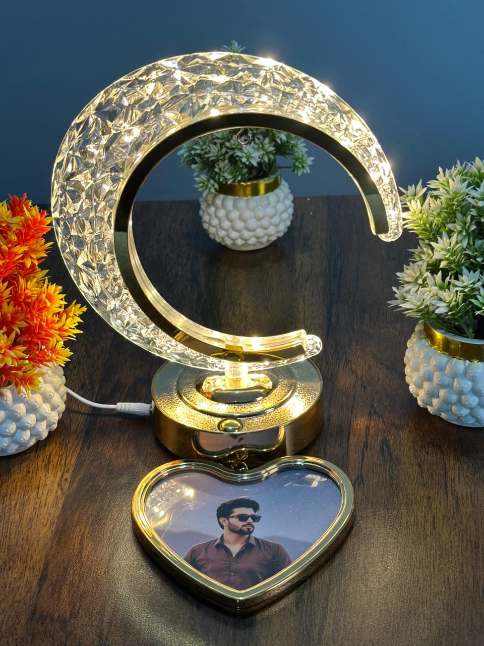 Customized Heart LED Photo Lamp – Personalized Gift for Couples & Loved Ones