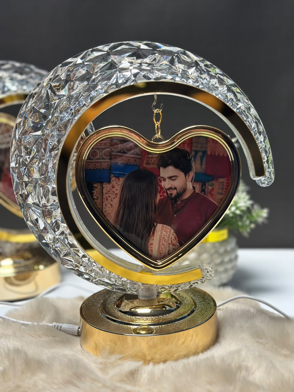 Crystal Moon Lamp | Customize Your Picture